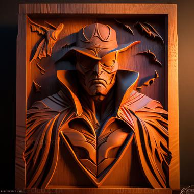 3D model  Rorschach FROM GuardiansWatchmen (STL)